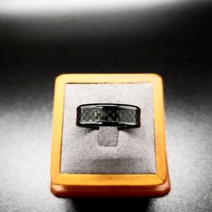 Onyx Black Ceramic Ring